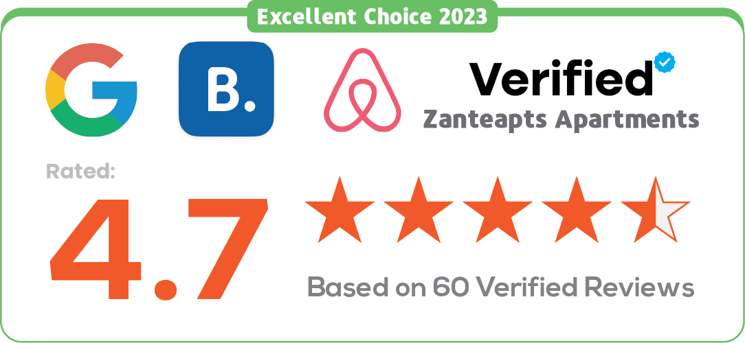 apartments in Zakynthos Zanteapts Badge of Excellence 4.7 stars out of 5